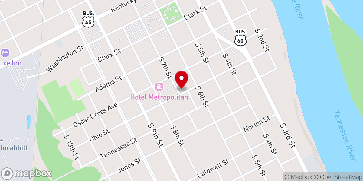 Map showing location of Burk's Chapel AME Church