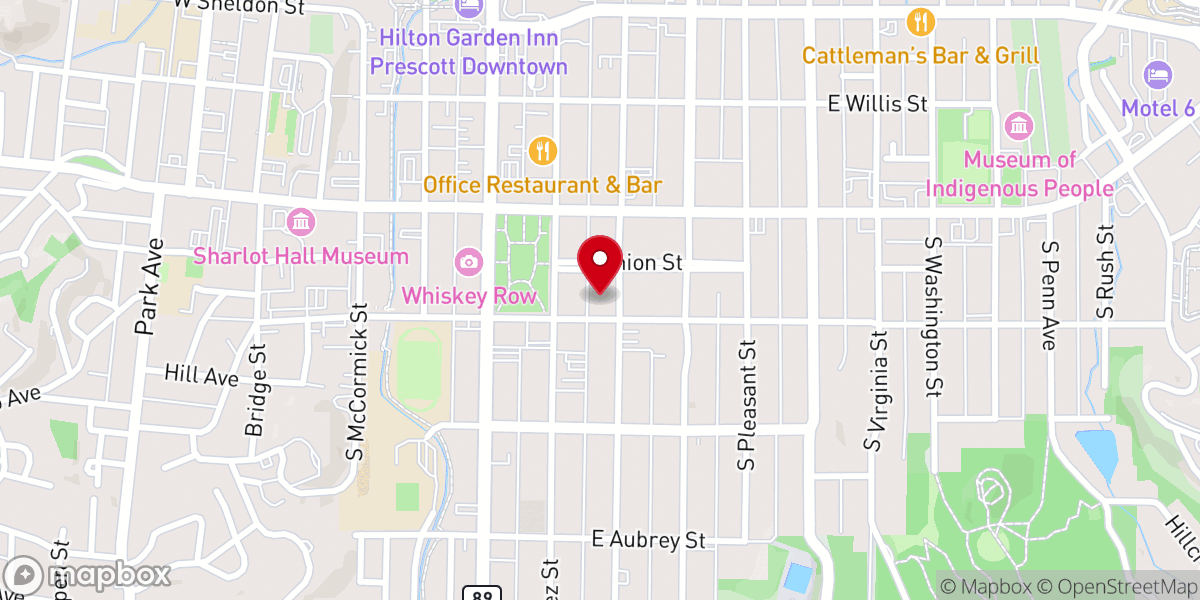 Map showing location of Solid Rock Christian Fellowship