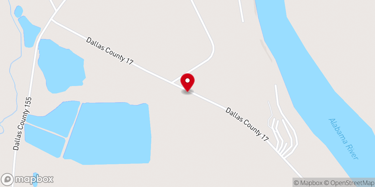 Map showing location of Lilly Grove Church