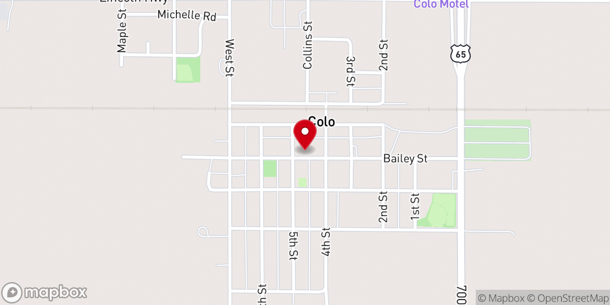 Map showing location of St Mary's Rectory