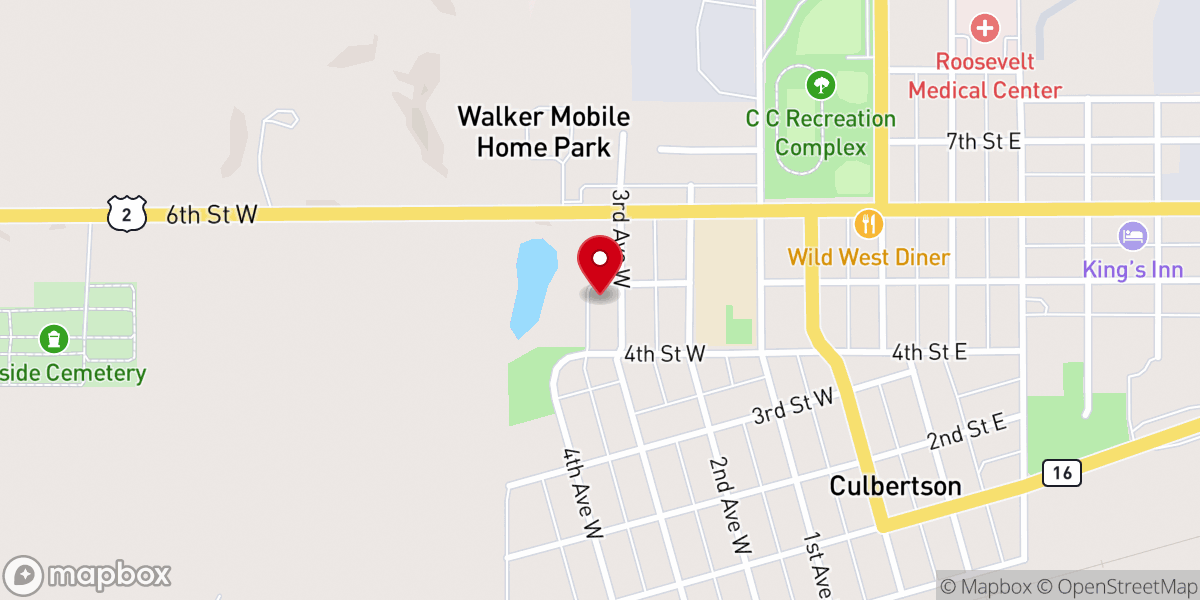 Map showing location of Saint Anthony's Catholic Church