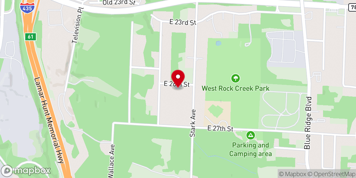 Map showing location of Higher Ground Church of God