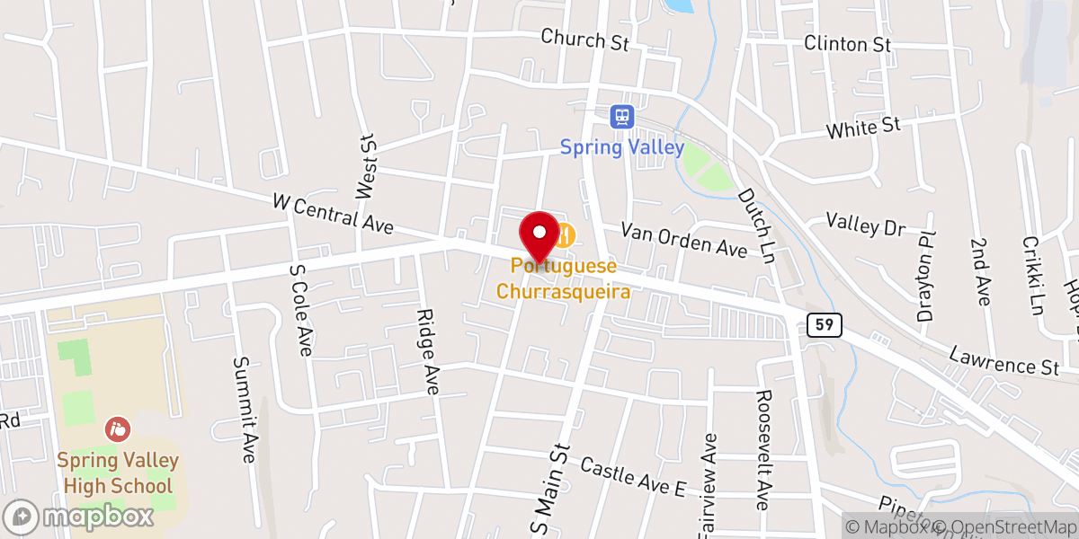 Map showing location of St Paul's Episcopal Church