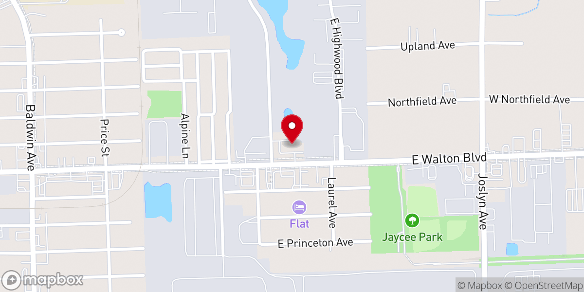 Map showing location of New Mt Moriah International Missionary Baptist