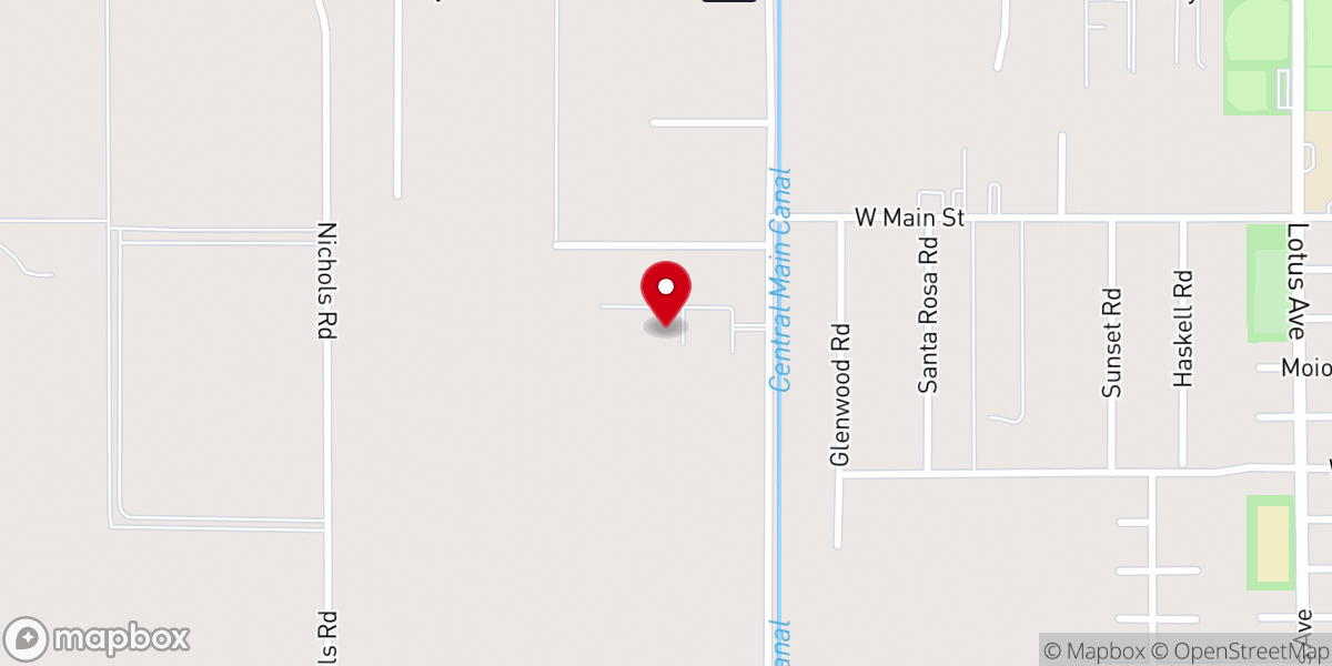 Map showing location of Calvary Chapel El Centro