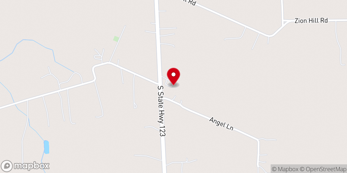 Map showing location of New Life Fellowship