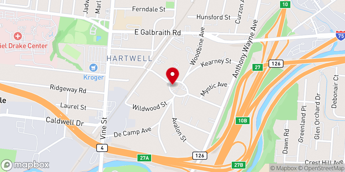 Map showing location of Iglesia Pentecostal Jesus Es La Luz