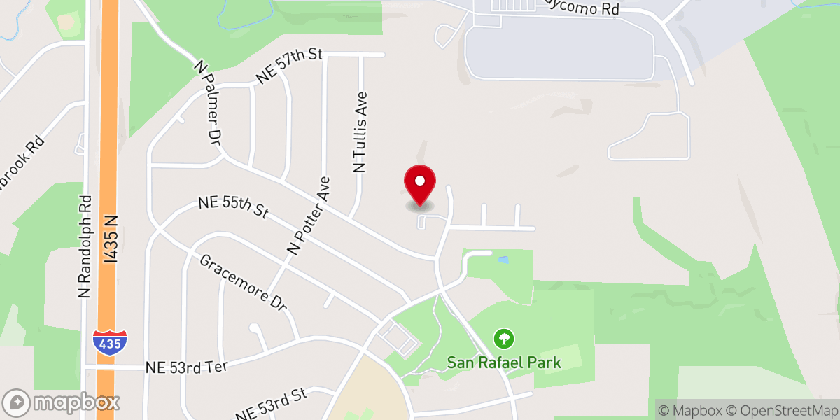 Map showing location of Gracemor Christian Church