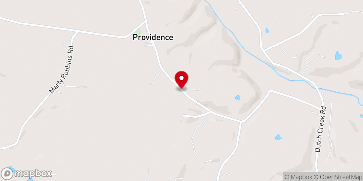 Map showing location of Providence Baptist Church Parent's Day Out