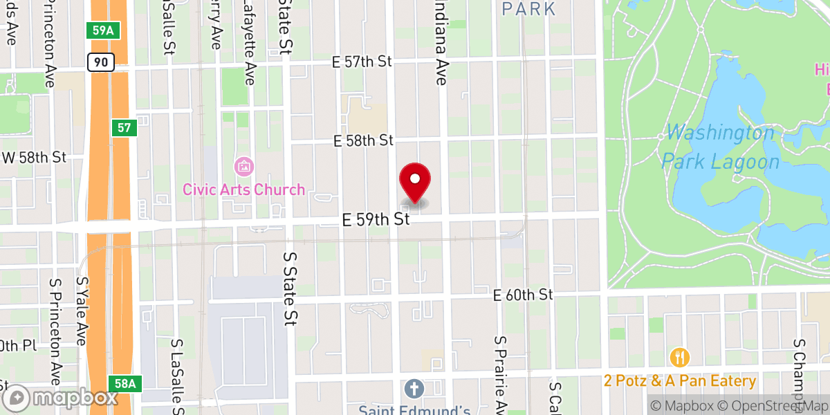 Map showing location of Jubilee Christian Methodist Episcopal Church