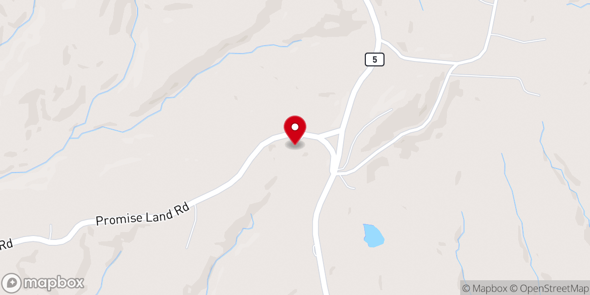 Map showing location of Three Brothers Church
