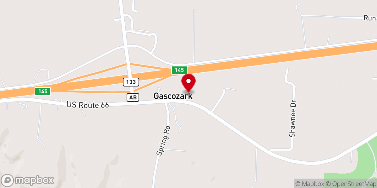 Map showing location of Independence Baptist Church