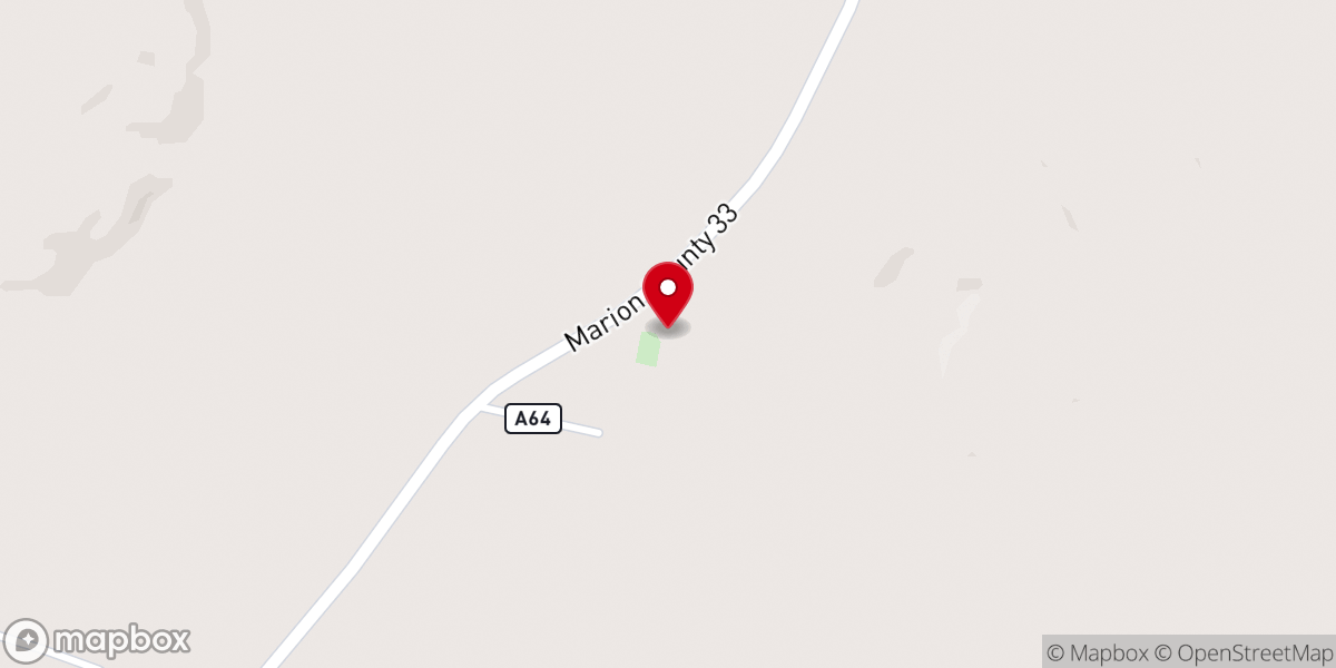 Map showing location of Goggans Independent Missionary Baptist Church