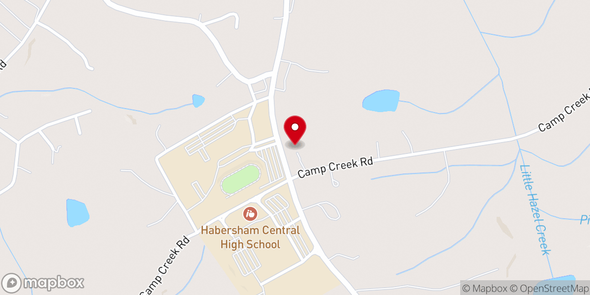 Map showing location of Central Alliance Church