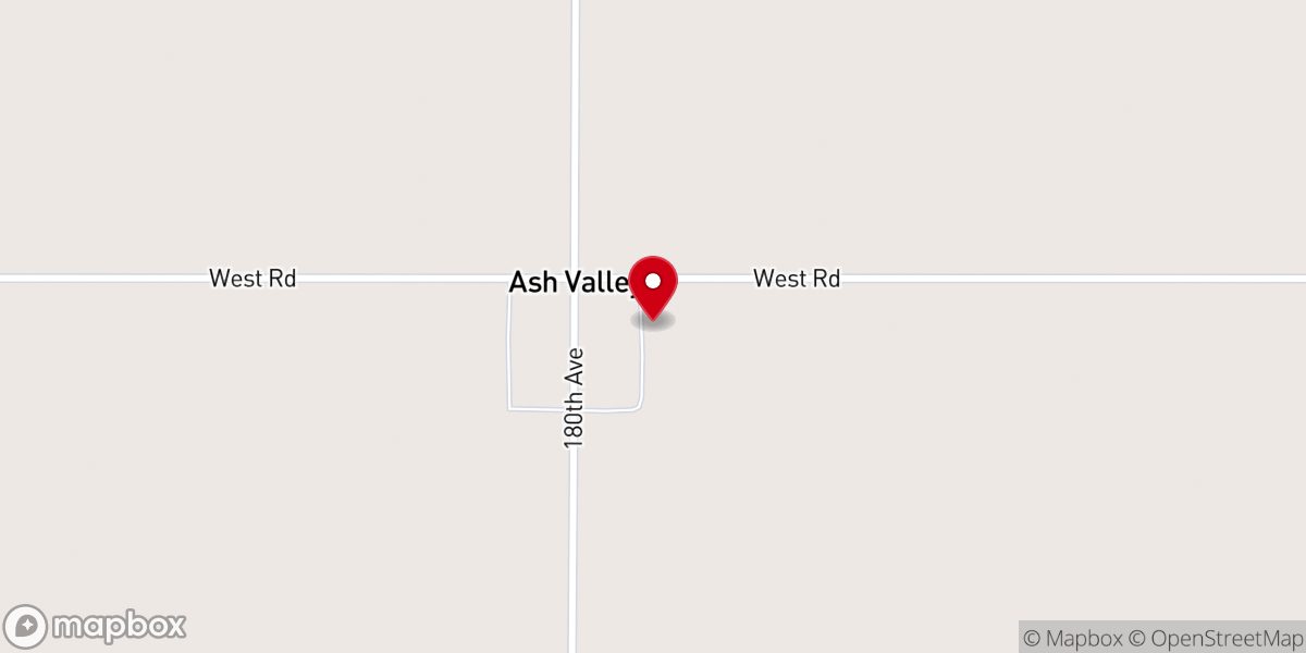 Map showing location of Pleasant Hill Methodist Church at Ash Valley