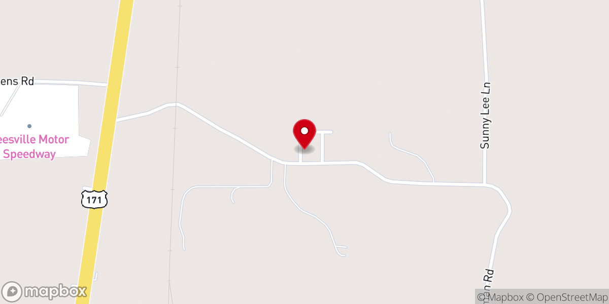 Map showing location of Green Ridge Apartments