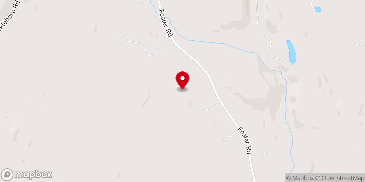 Map showing location of Church of the Woods