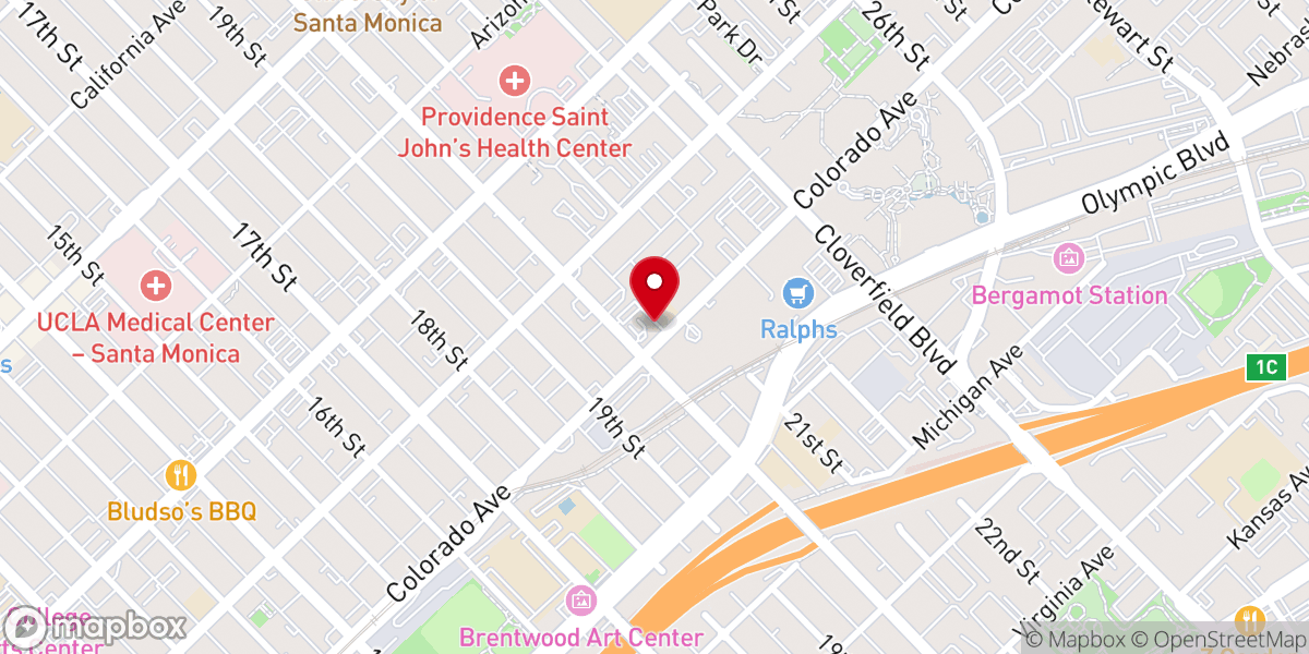 Map showing location of Saint Anne Church