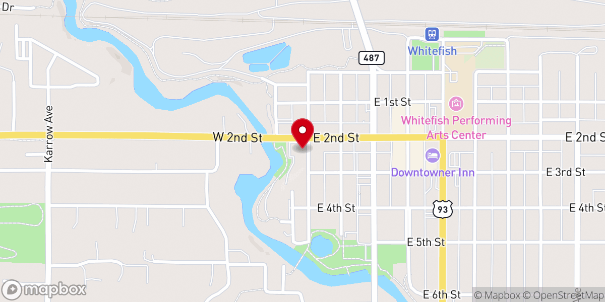 Map showing location of Church of the Rockies