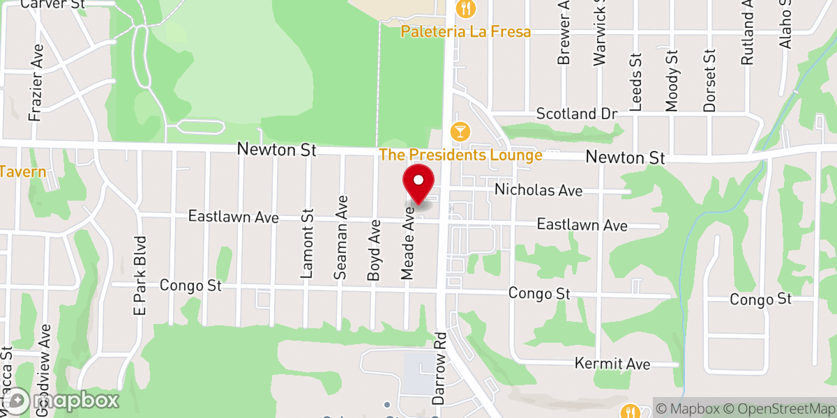 Map showing location of New Horizons Christian Church