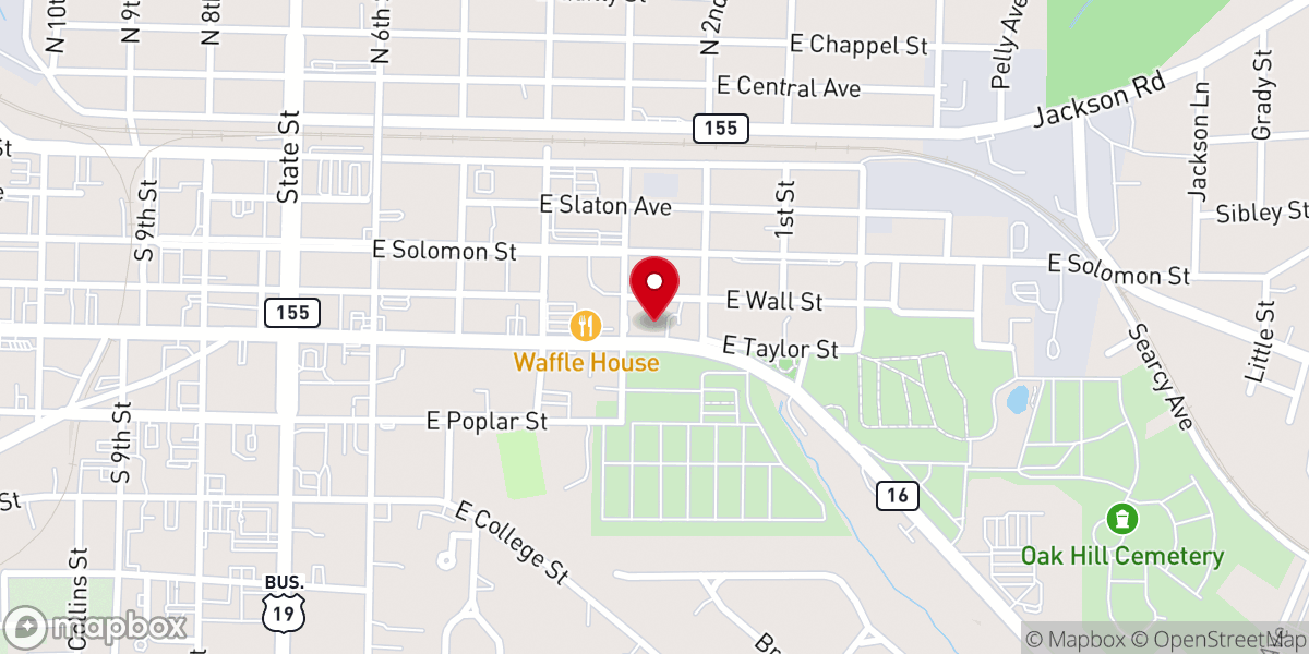 Map showing location of Lord's House Church