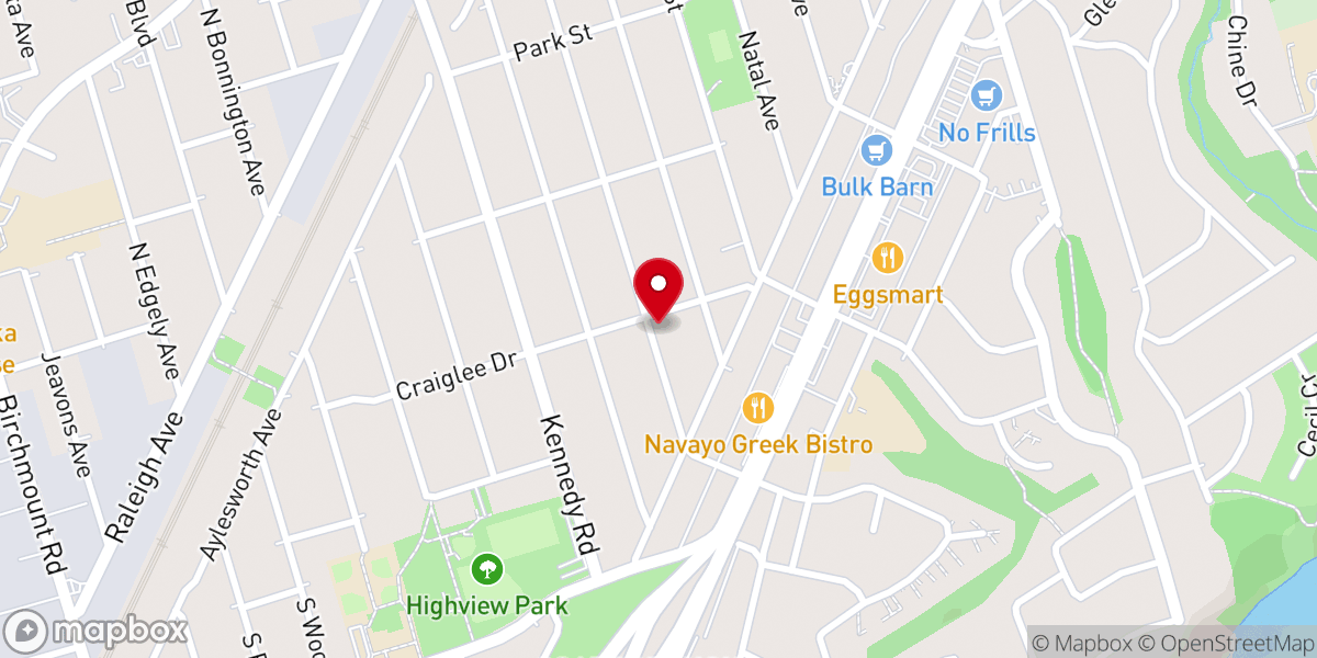 Map showing location of St. Nicholas Orthodox Church