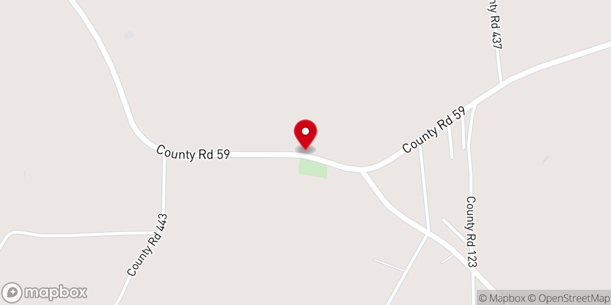 Map showing location of Floyd Baptist Church