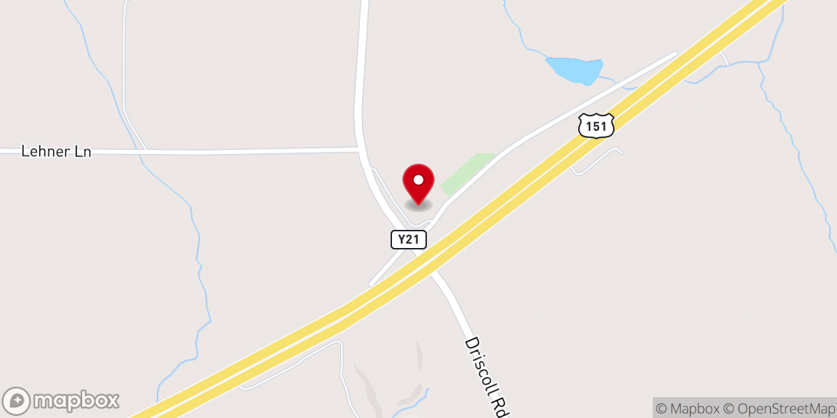 Map showing location of Sacred Heart Rectory