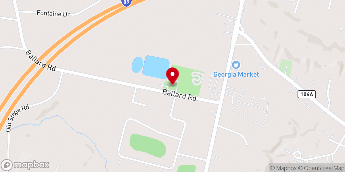 Map showing location of Redeeming Grace Church