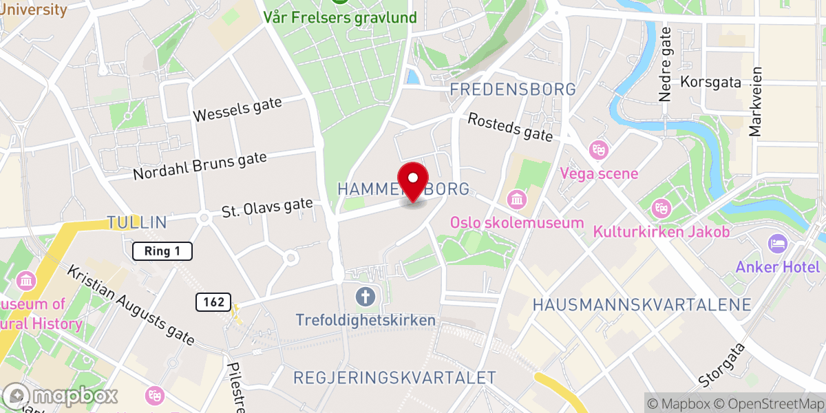 Map showing location of Den Greskortodokse kirke i Oslo