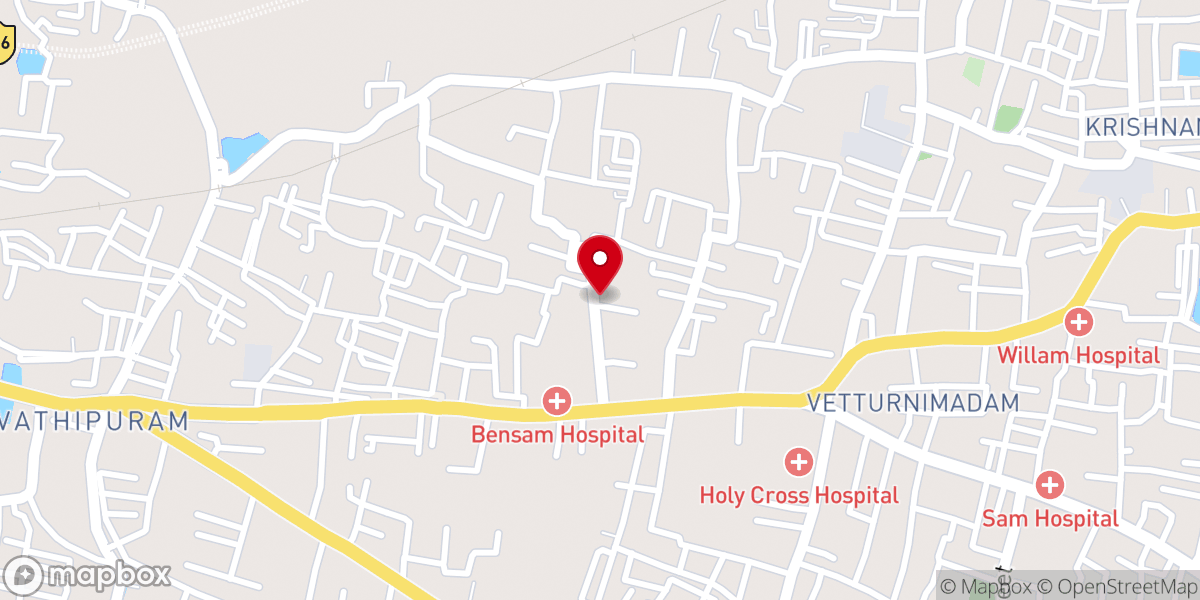 Map showing location of Full Gospel Pentecostal Church
