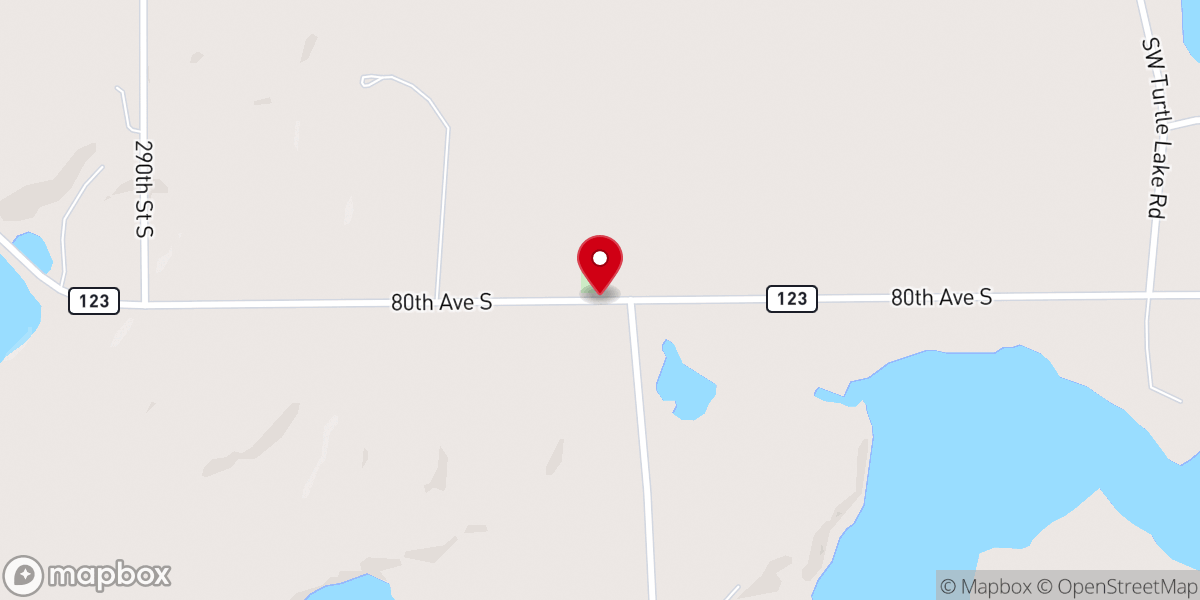 Map showing location of Park Church