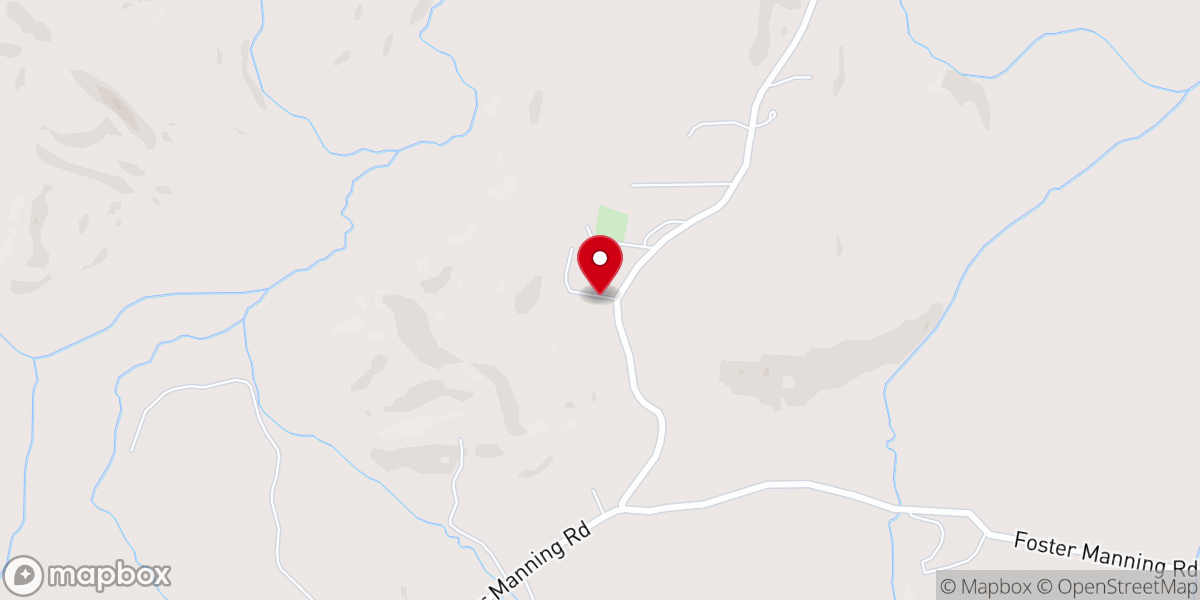 Map showing location of Silver Hill Baptist Church
