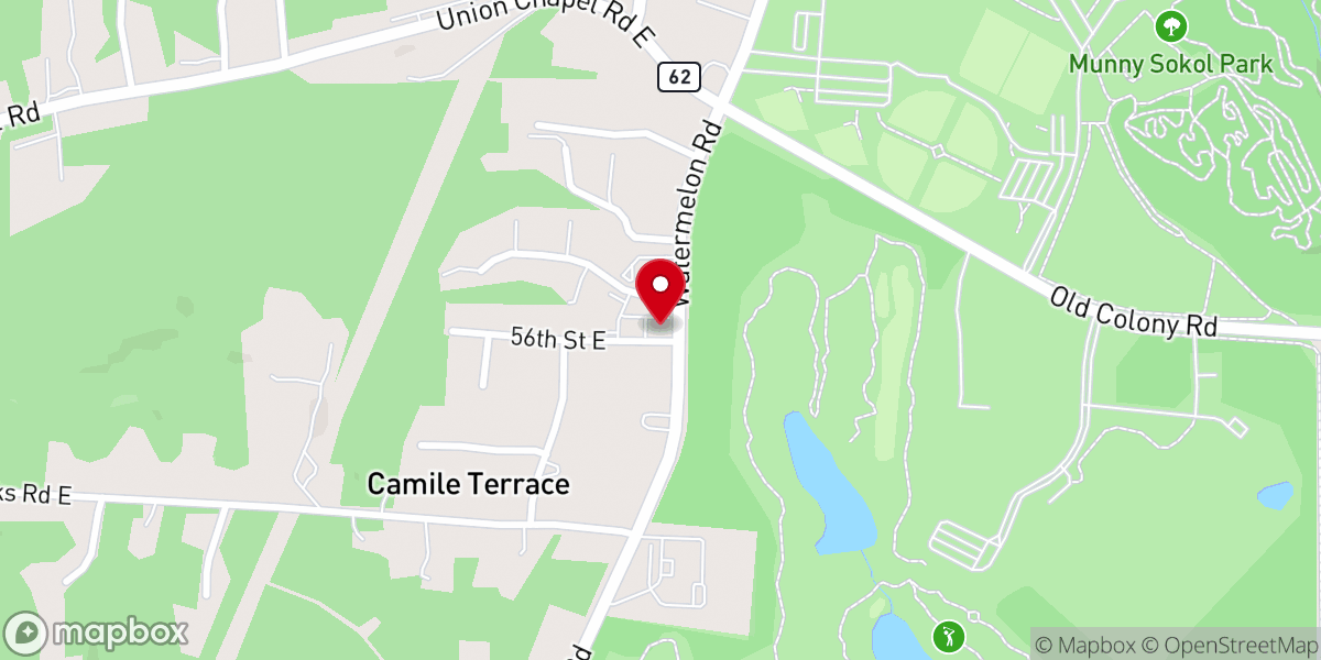 Map showing location of O2 Ministries Inc