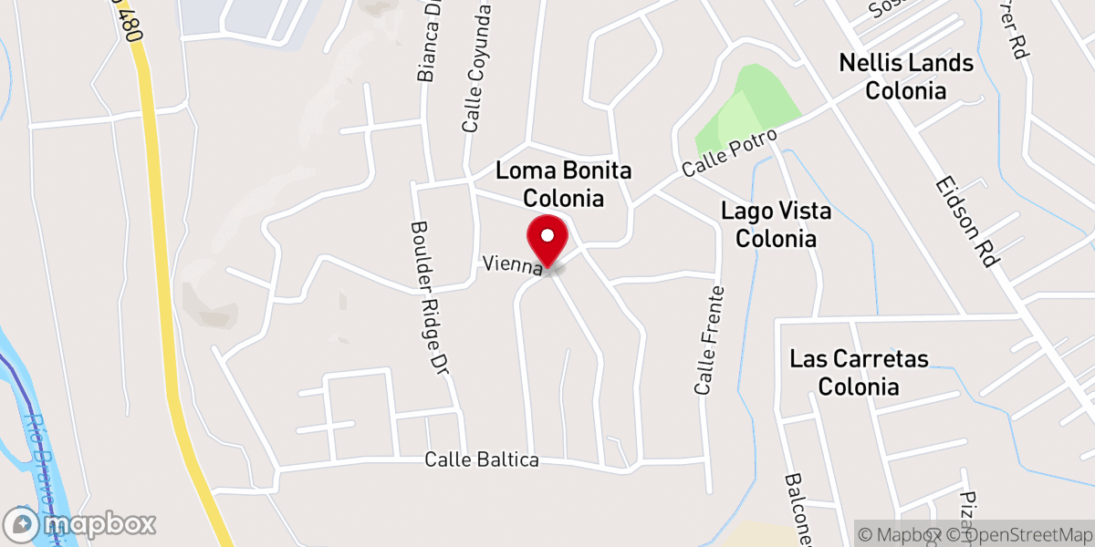 Map showing location of Camino De Salvacion