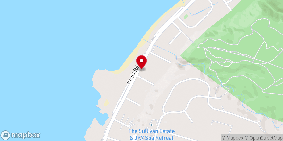 Map showing location of Sunset Beach Christian Church
