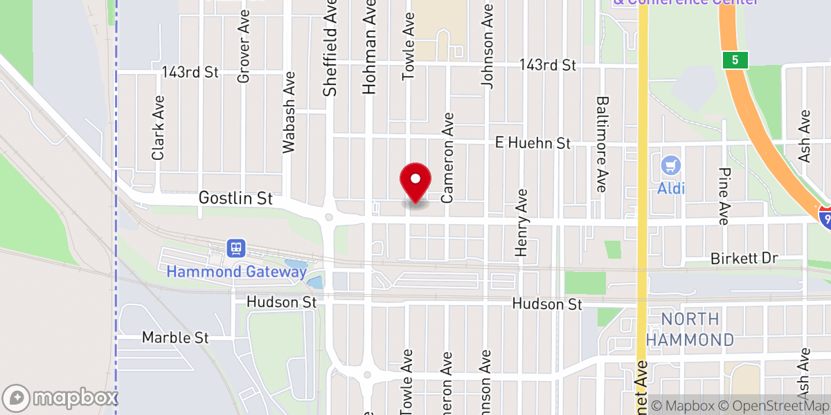 Map showing location of Spanish United Pentecostal Church