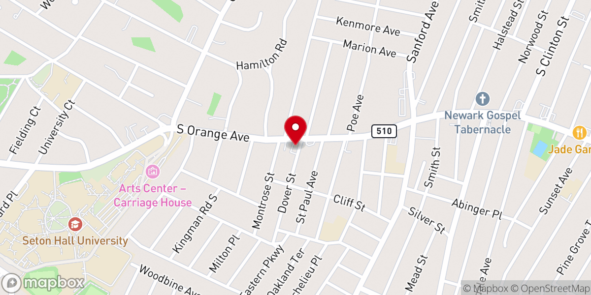 Map showing location of Eben-Ezer Christian & Missionary Alliance Church