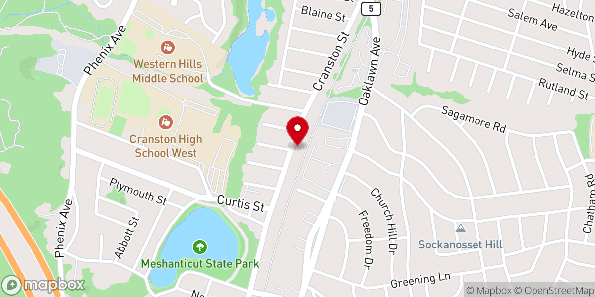 Map showing location of St Patrick's Catholic Church