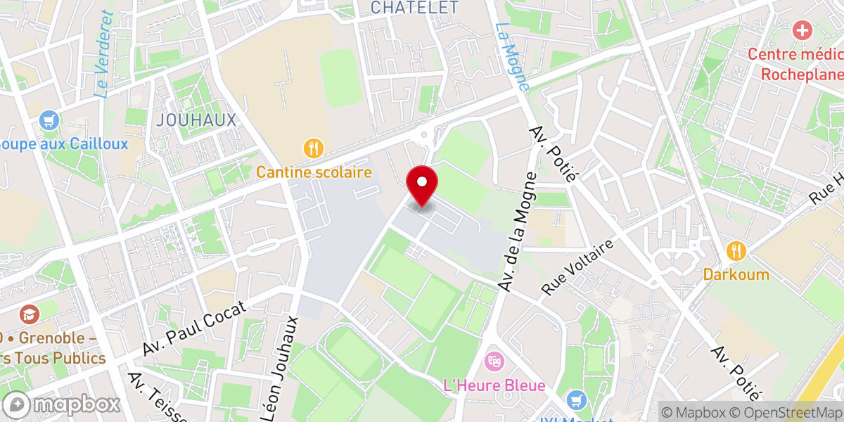 Map showing location of Église Bénédiction Totale