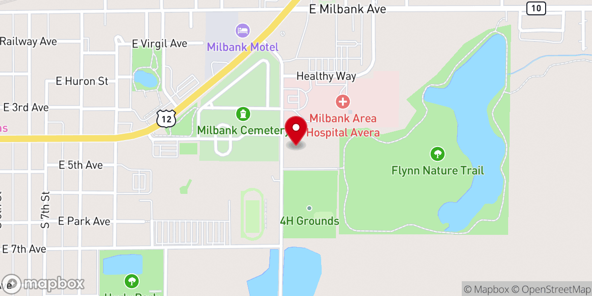 Map showing location of American Lutheran Church