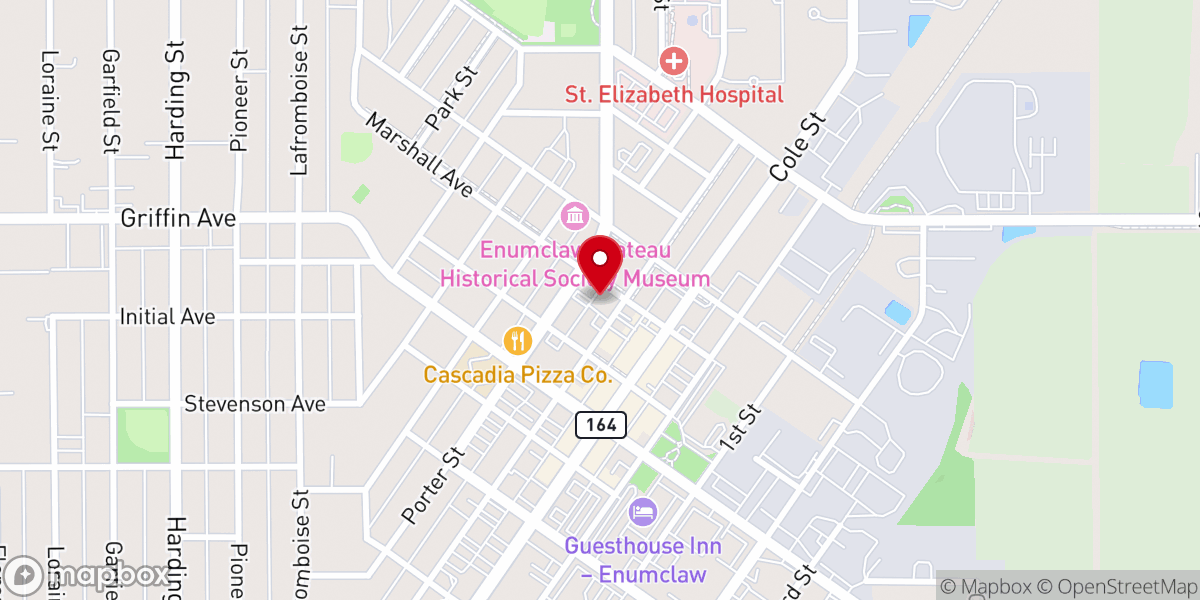 Map showing location of First Church-Christ Scientist