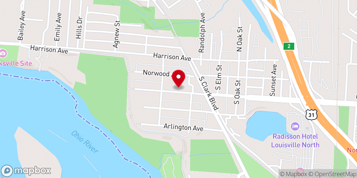 Map showing location of Oasis of Faith Ministries Inc