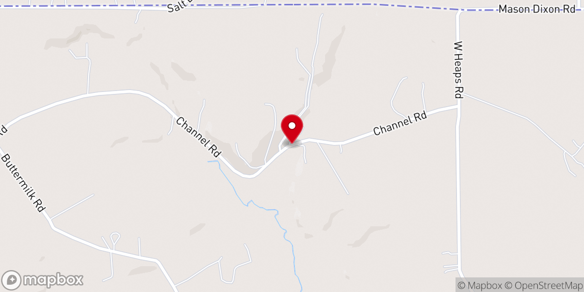 Map showing location of Norrisville SDA Church