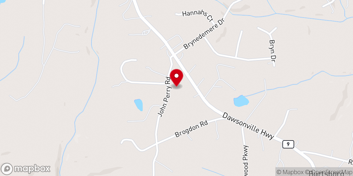 Map showing location of Harvest Baptist Church