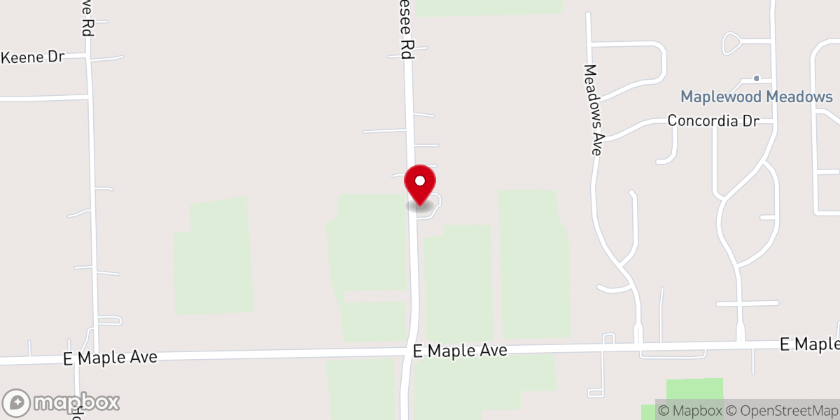 Map showing location of Phoenix United Methodist Church