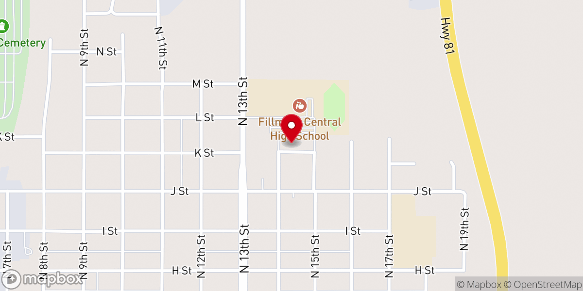 Map showing location of CONNECT Church Assemblies of God