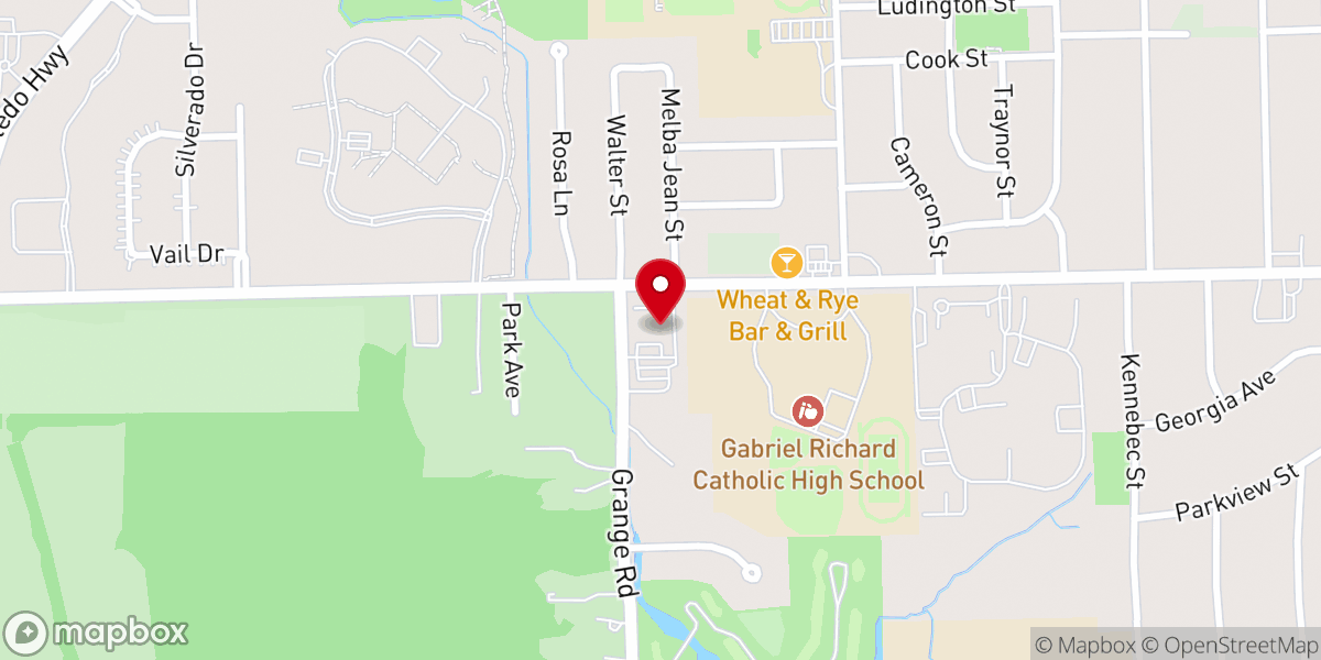 Map showing location of GracePoint Church