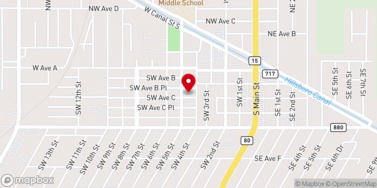 Map showing location of 12TH St Ministries Church of God of Prophecy