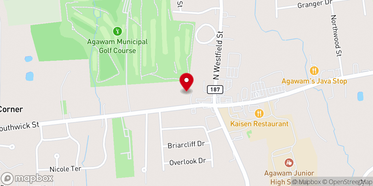 Map showing location of Crossroads Christian Church